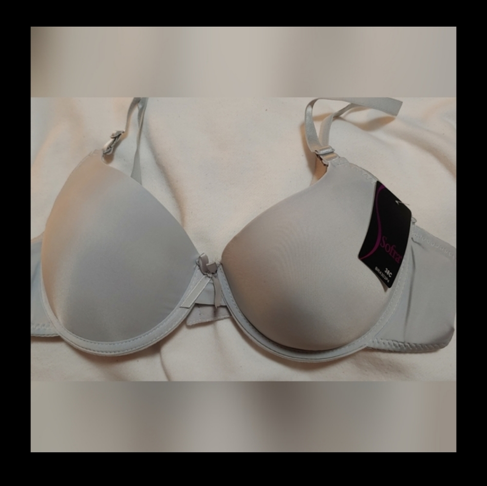 COPY - NWT sofra bra. size 38C Light Gray